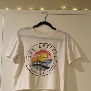 los angeles crop top